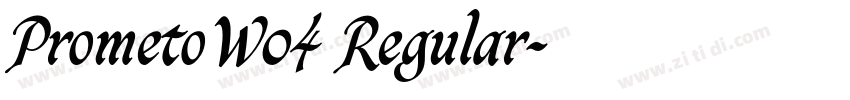 PrometoW04 Regular字体转换
